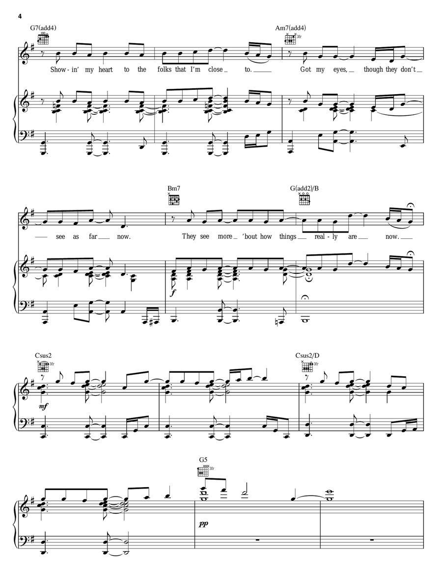 I'm Here Guitar scores gallery preview page 4