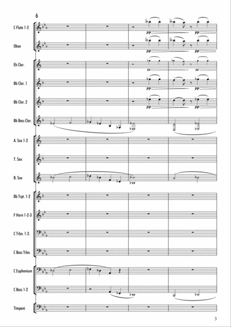Attila - Preludio - Giuseppe Verdi Concert Band scores gallery preview page 3