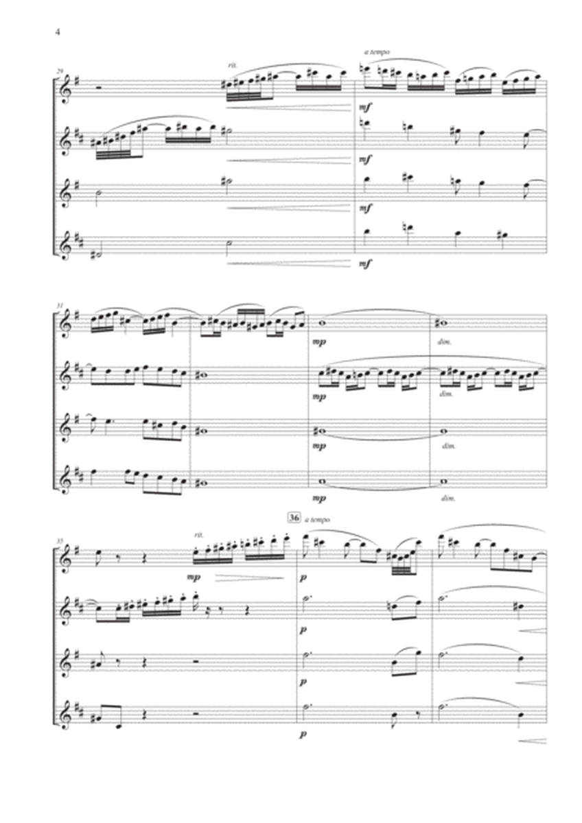 Prelude from "Suite Bergamasque" for Saxophone Quartet image number null
