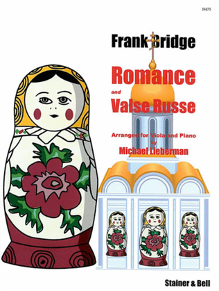 Book cover for Romance and Valse Russe. Vla & Pf