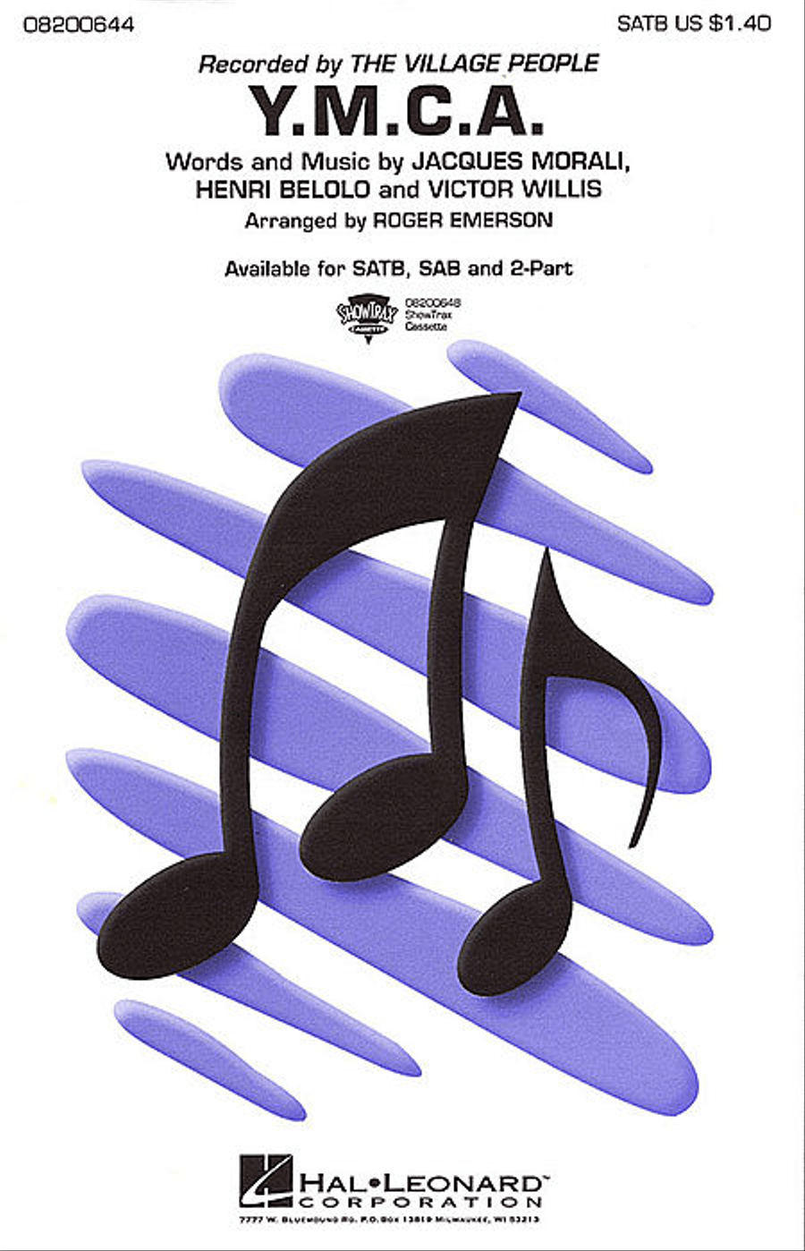 Y.M.C.A. Show Choir scores gallery preview page 1