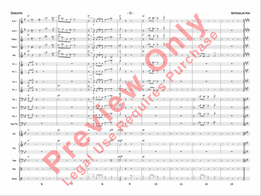Watermelon Man Jazz Ensemble scores gallery preview page 40