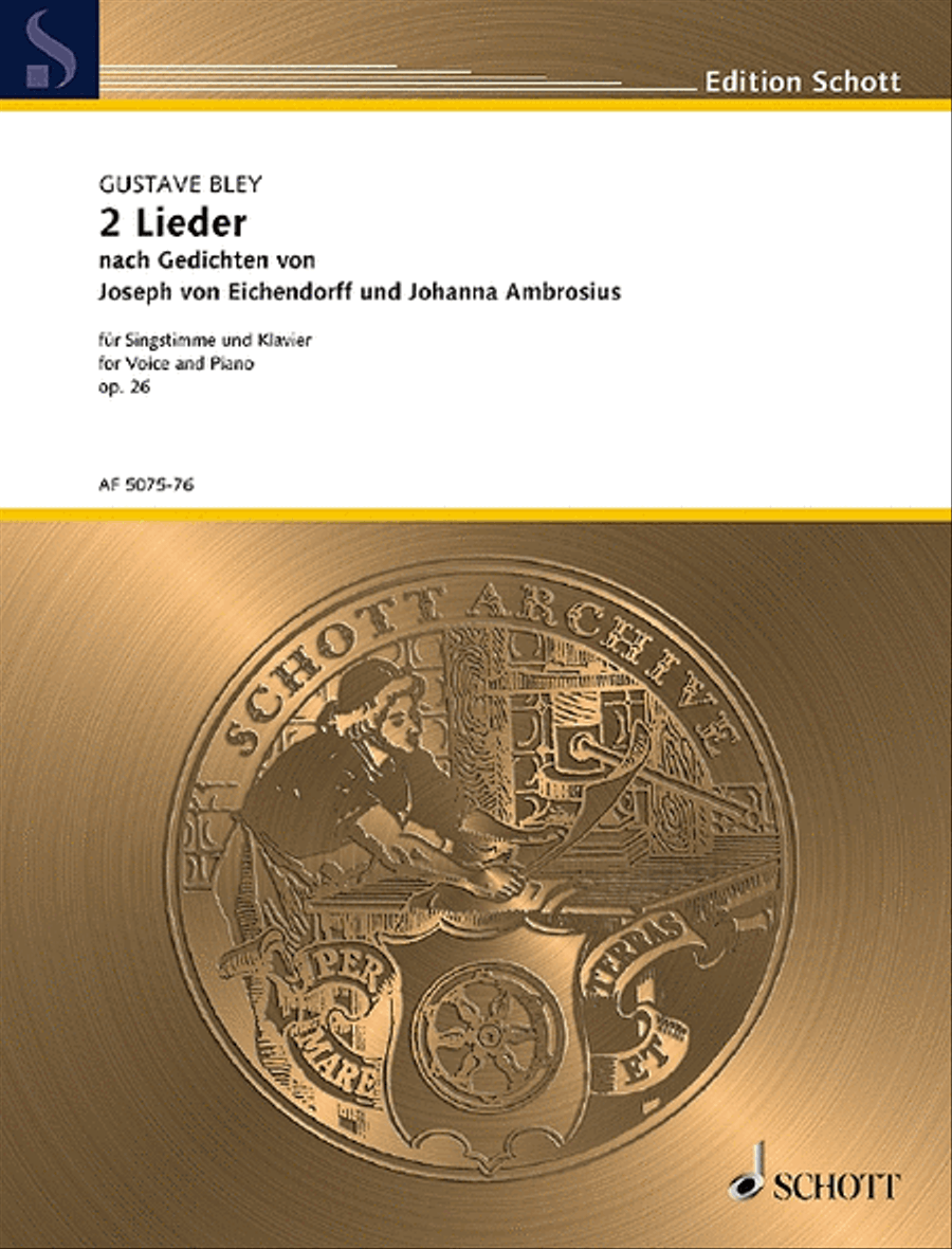 Zwei Lieder Voice Solo scores gallery preview page 1