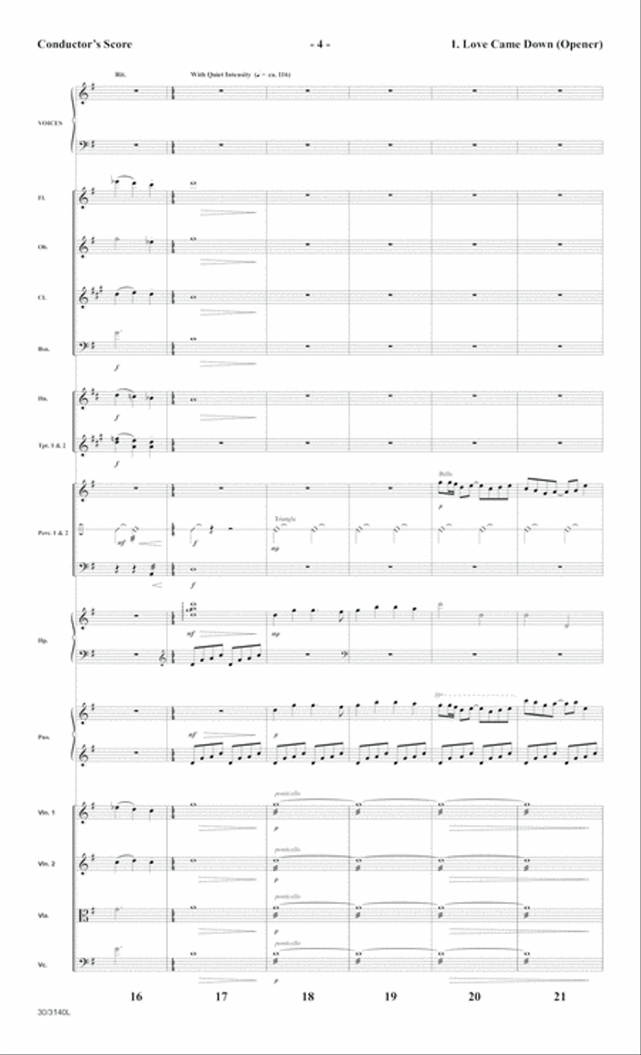 Love Came Down at Christmas - Full Score Choir scores gallery preview page 6