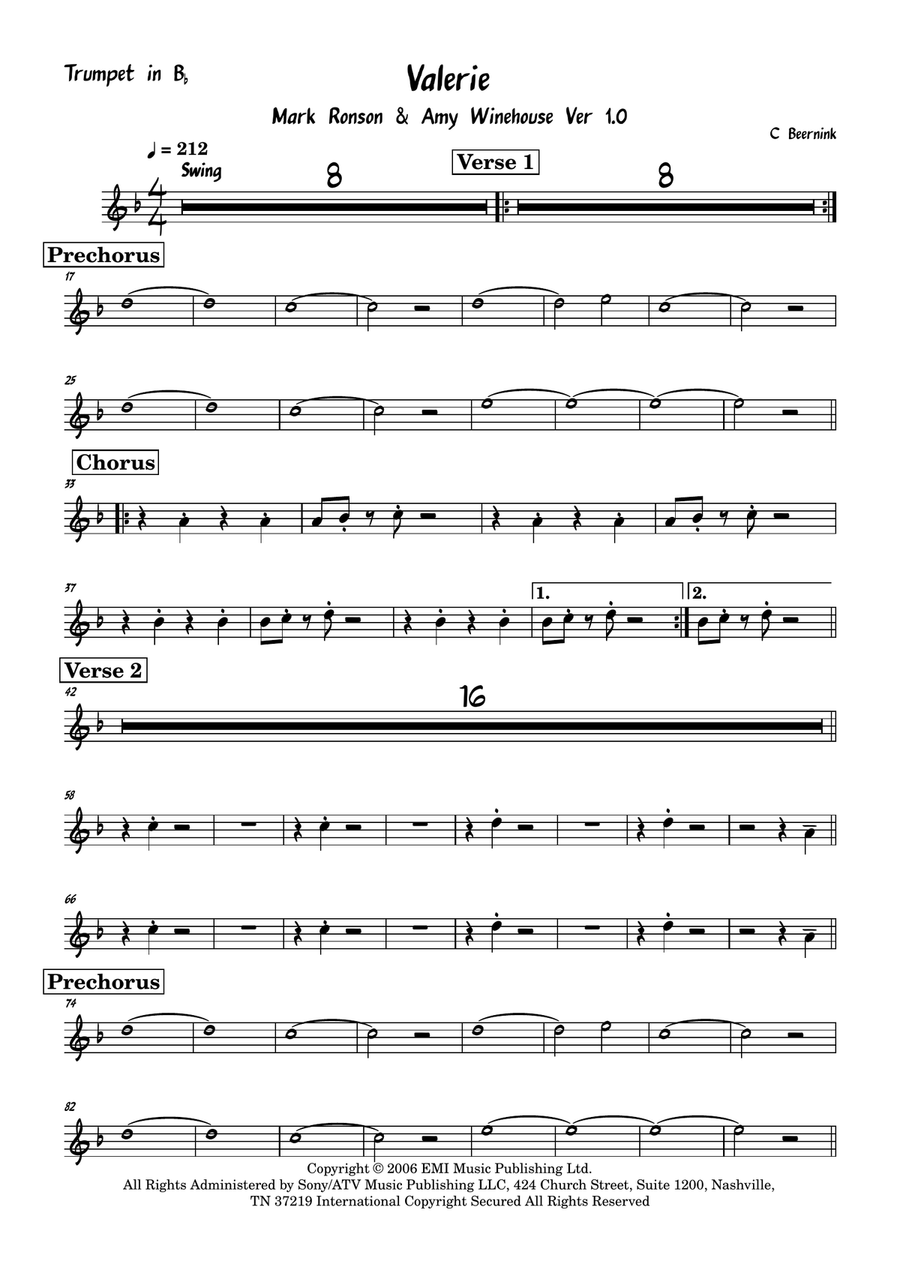 Valerie Voice scores gallery preview page 1