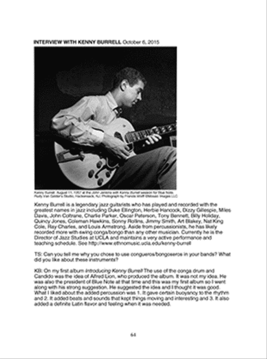 Conga and Bongo Drum in Jazz Percussion scores gallery preview page 3