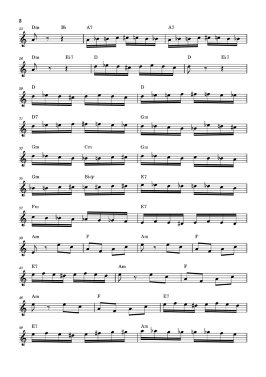 The Flight Of The Bumblebee Flute Solo scores gallery preview page 2