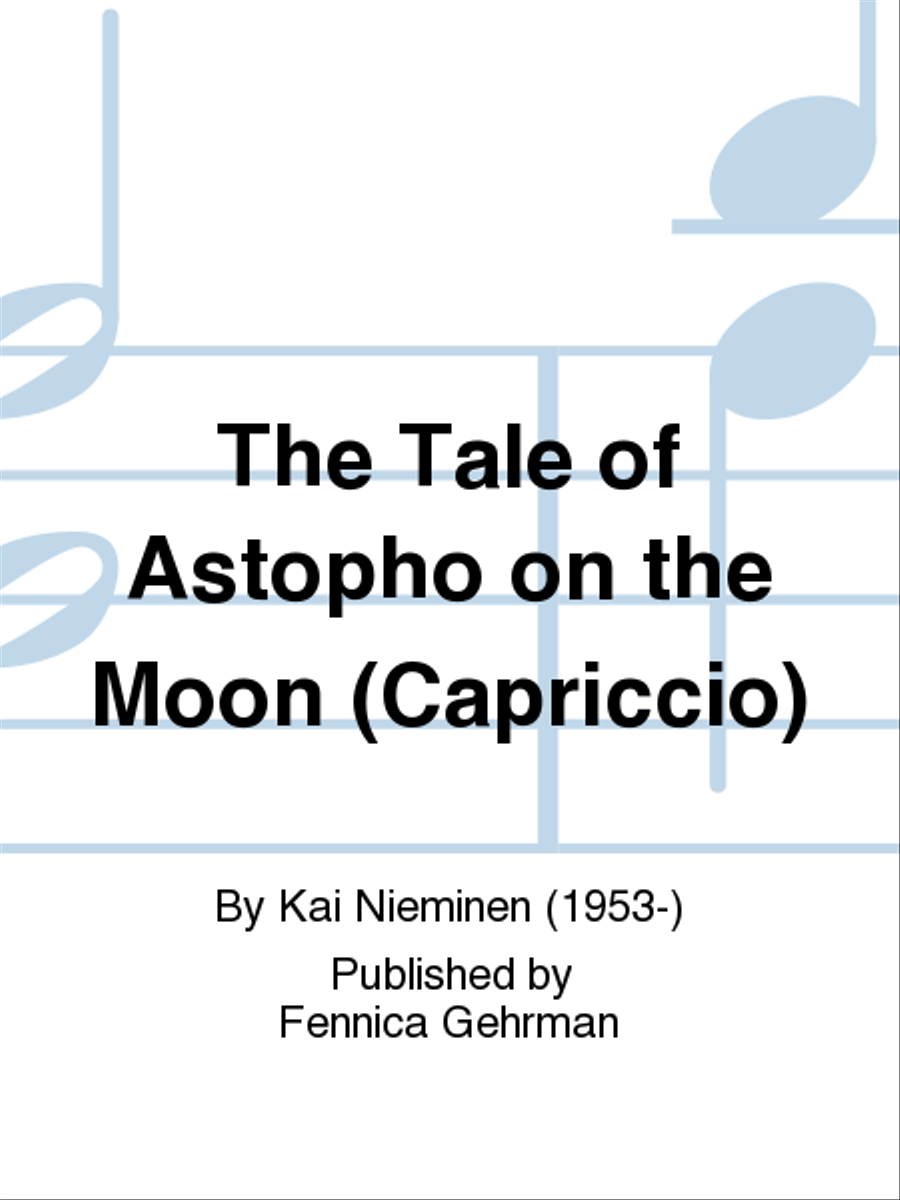 The Tale of Astopho on the Moon (Capriccio) Violin Solo scores gallery preview page 1