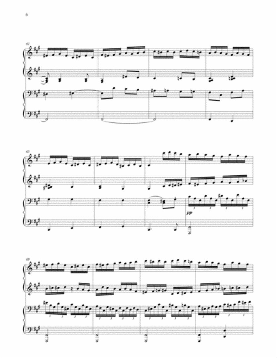 Turkish March Piano scores gallery preview page 6