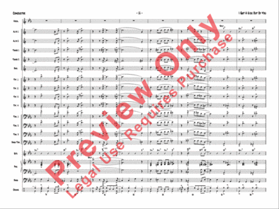 I Get a Kick Out of You Jazz Ensemble scores gallery preview page 32