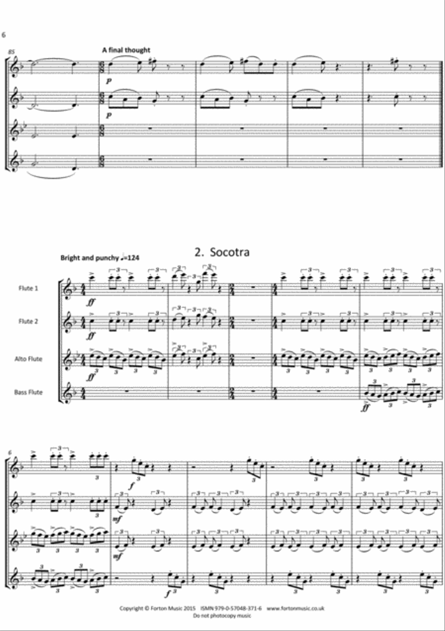 Socotra Flute scores gallery preview page 6