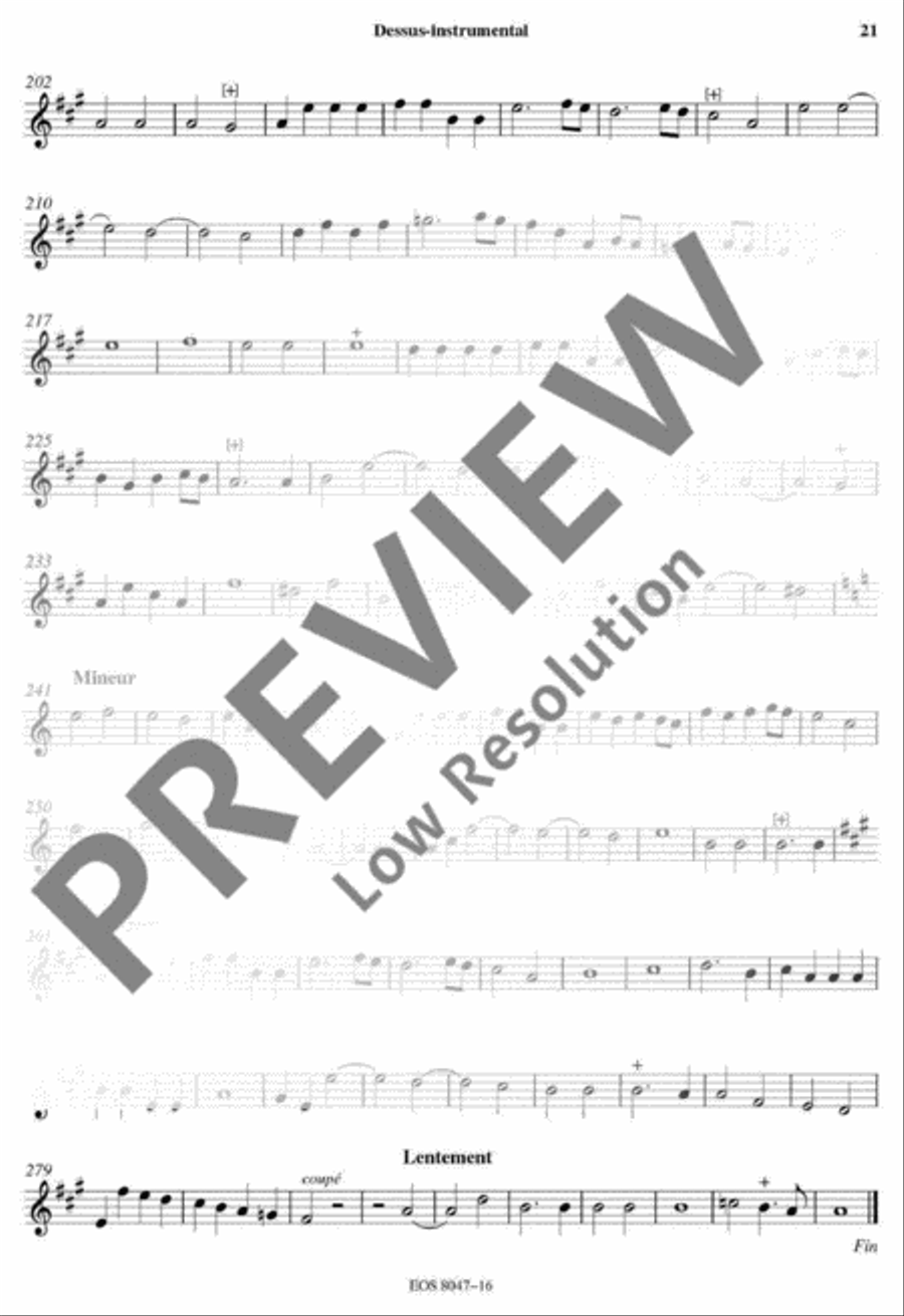 Messe de Mort Flute scores gallery preview page 21