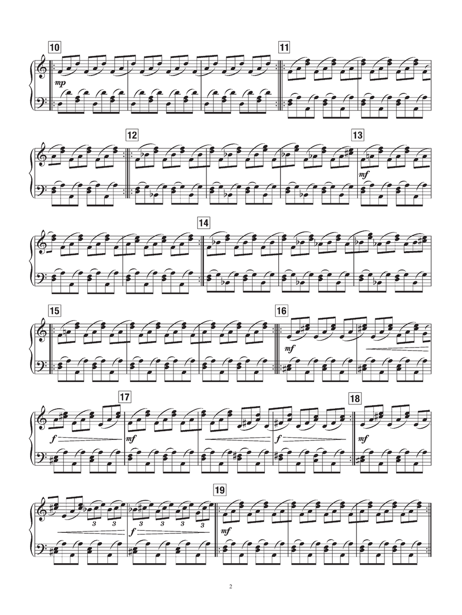 Etude No. 12 Piano Method scores gallery preview page 2