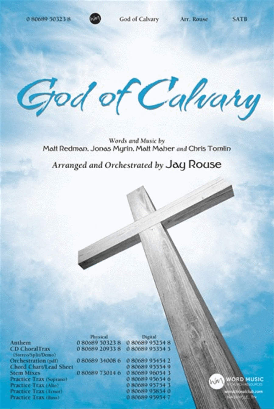 God of Calvary - CD ChoralTrax Choir scores gallery preview page 1