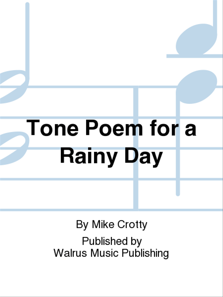 Tone Poem For A Rainy Day Big Band scores gallery preview page 1