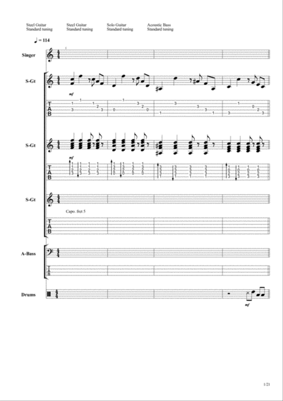 Peaceful Fun-time. Peaceful Fun-time. String Duet scores gallery preview page 1