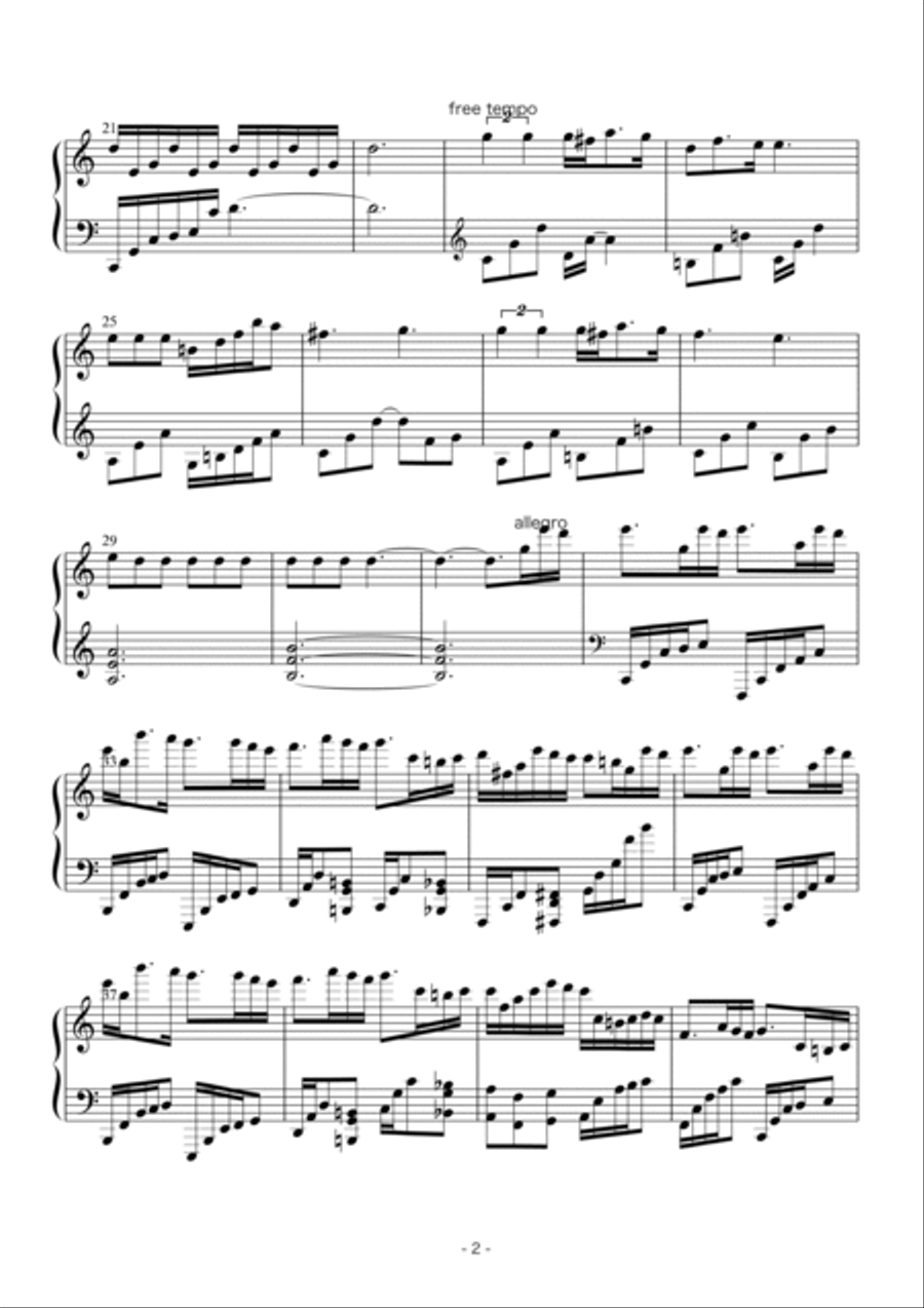 Crimson Piano Solo scores gallery preview page 3