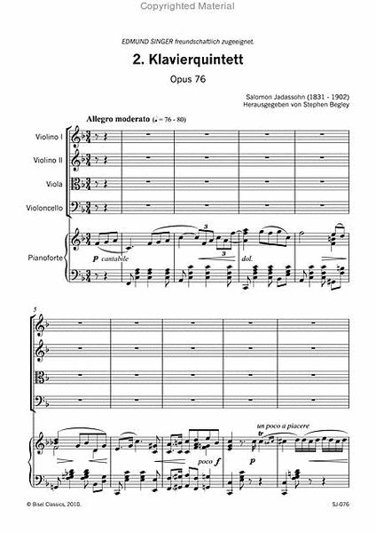 2. Klavierquintett, Op. 76