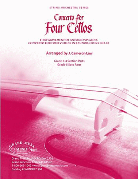 Vivaldi : Concerto for Four Cellos