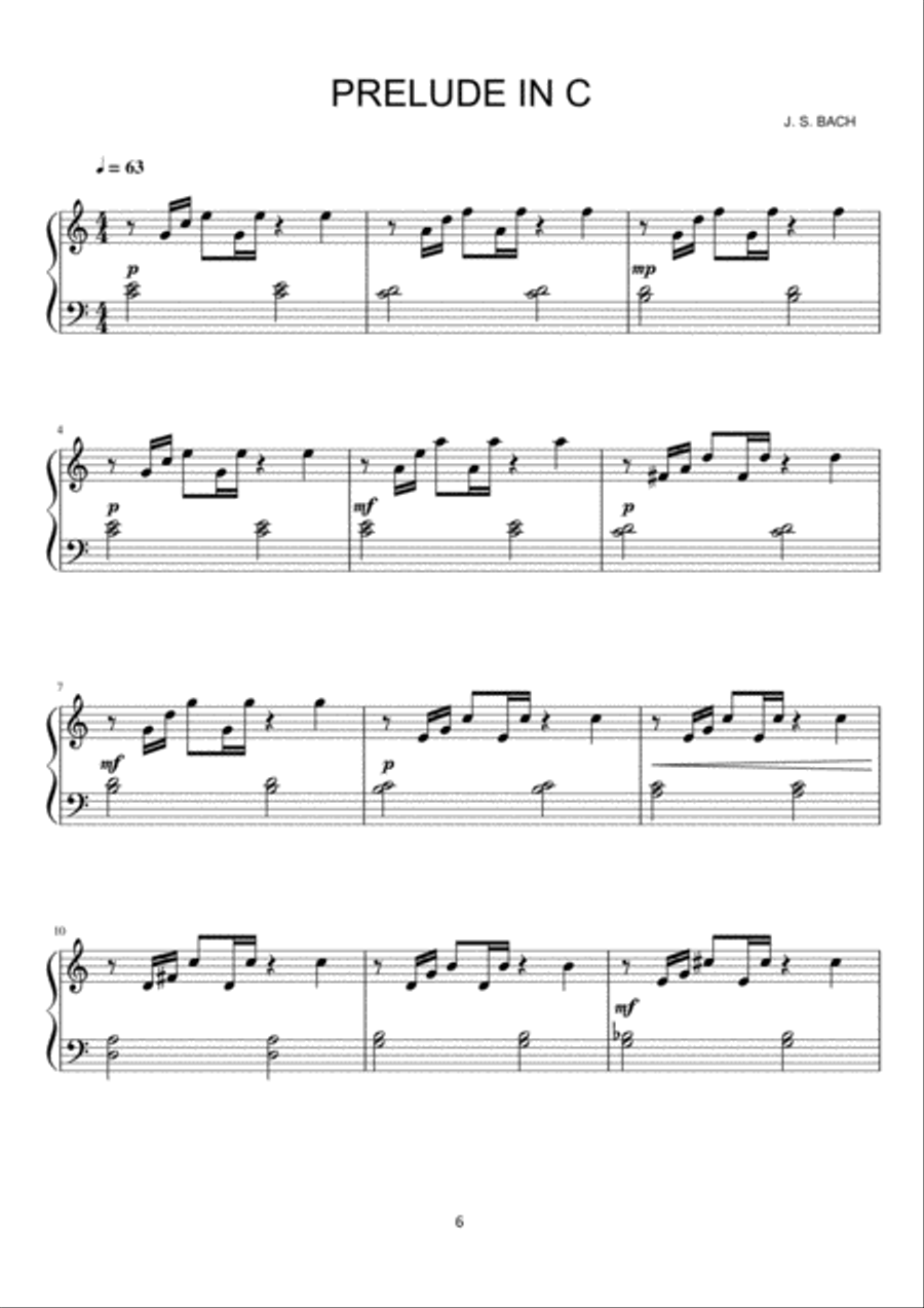 Easy Piano Classics (eBook) String Duet scores gallery preview page 6