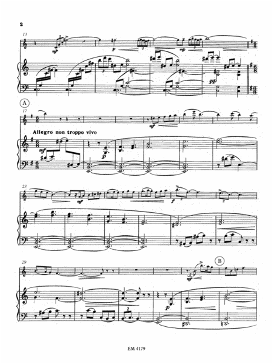 Concertstuk for Oboe and Piano Piano Accompaniment scores gallery preview page 3