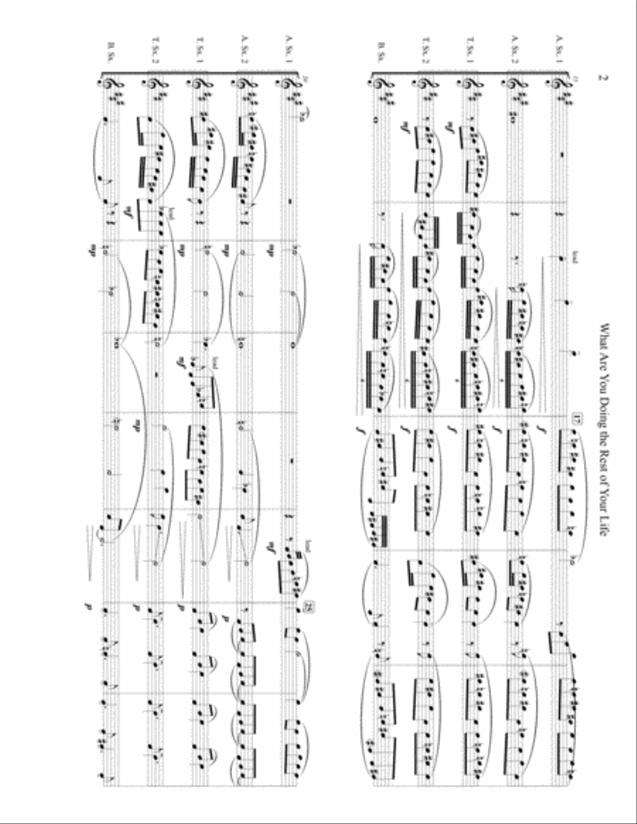What Are You Doing The Rest Of Your Life? Woodwind Quintet scores gallery preview page 3