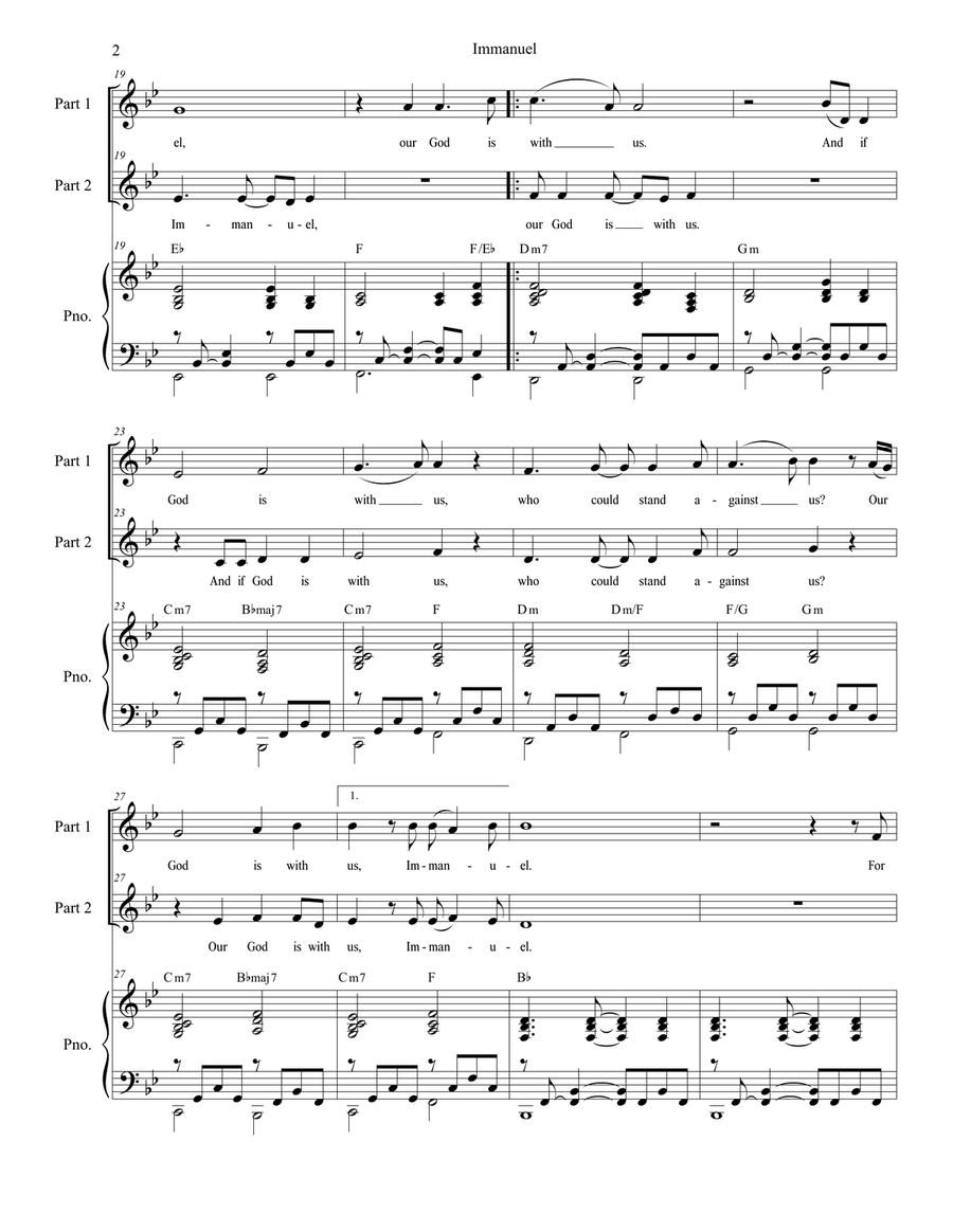 Immanuel 2-Part scores gallery preview page 2