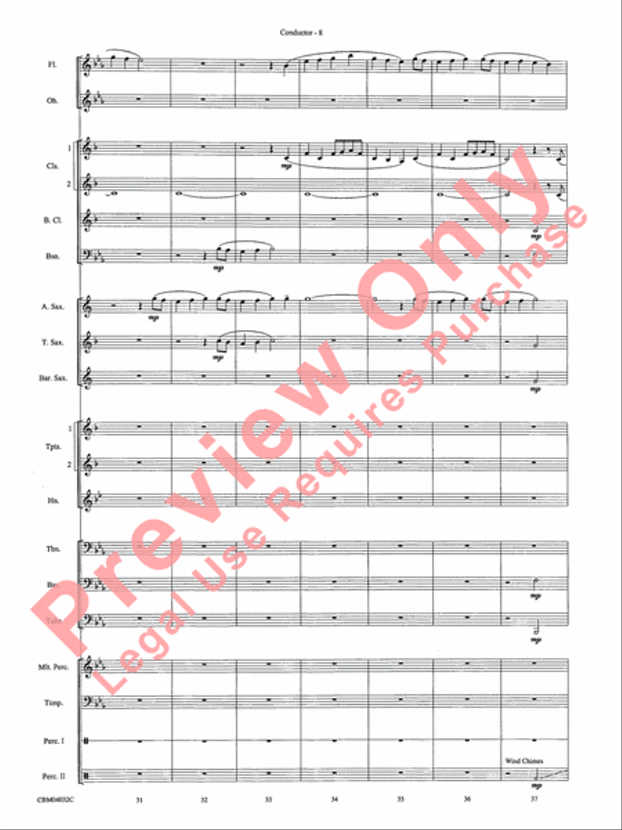 The Polar Express, Selections from Concert Band scores gallery preview page 10