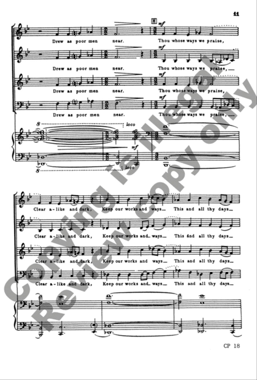 Dirge for the Savior Dirge for the Savior 4-Part scores gallery preview page 10