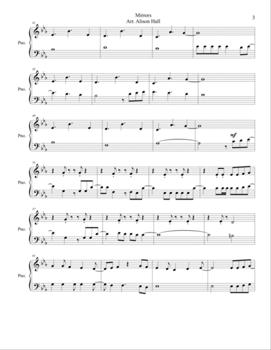 Mirrors Set of Parts scores gallery preview page 3
