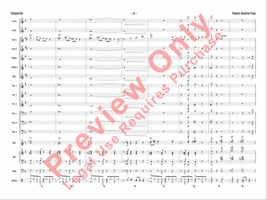 French Quarter Funk Jazz Ensemble scores gallery preview page 13