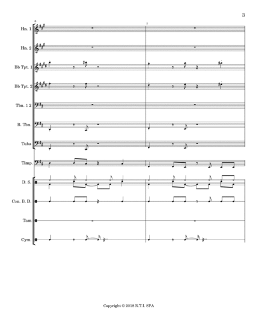 Sonic Colors~Nega Whisp Armor Phase II - Score Only Full Orchestra scores gallery preview page 3