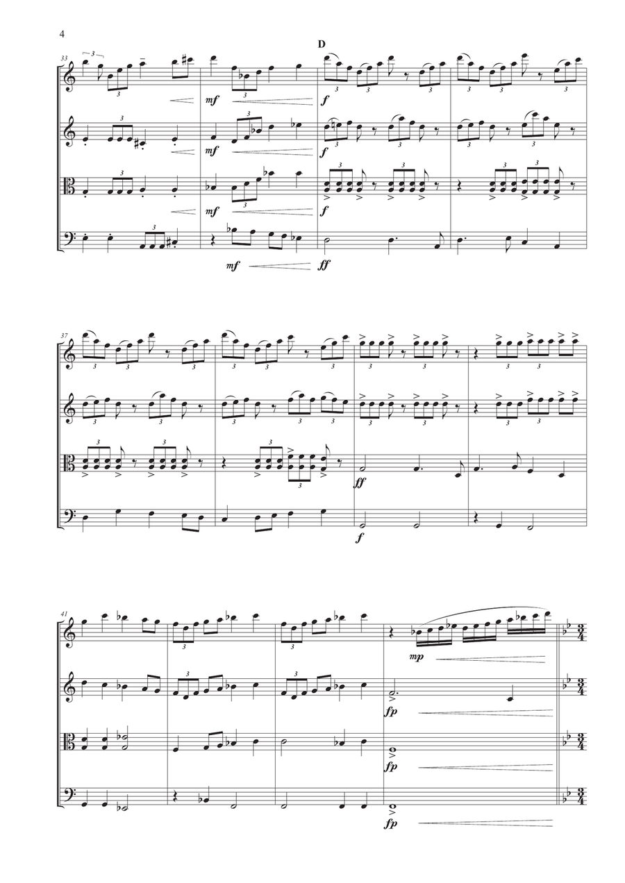 How To Train Your Dragon String Quartet scores gallery preview page 4