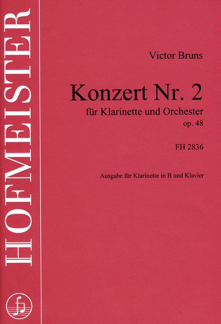 Konzert Nr. 2 fur Klarinette und Orchester, op. 48 / KlA