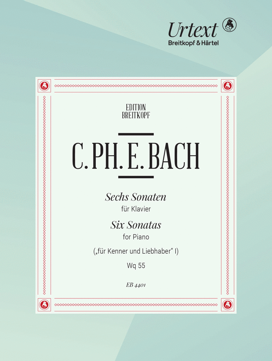 The 6 Collections (Wq 55, 56, 57, 58, 59, 61) Piano Solo scores gallery preview page 1