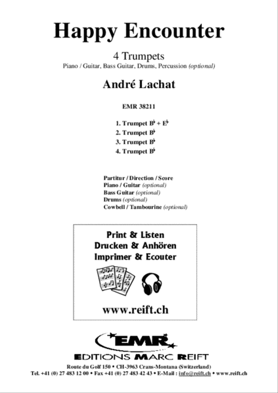 Happy Encounter Trombone scores gallery preview page 2