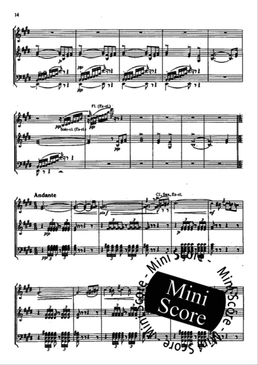 Capriccio Italien Capriccio Italien Concert Band scores gallery preview page 17