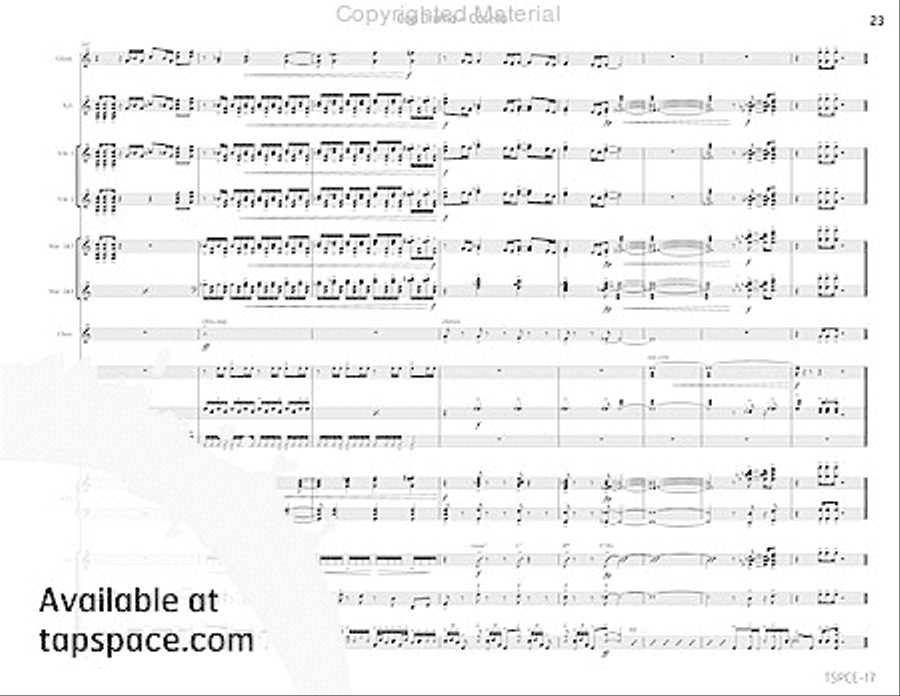 Cop Drama Percussion Ensemble scores gallery preview page 28