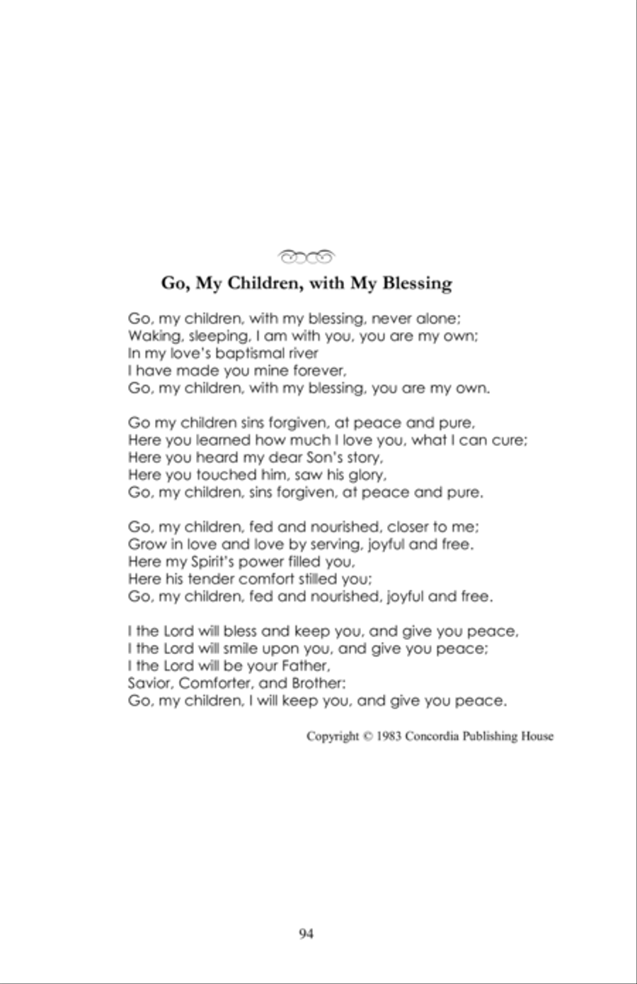 Sing Peace, Sing Gift of Peace: The Comprehensive Hymnary of Jaroslav J. Vajda Unity scores gallery preview page 9