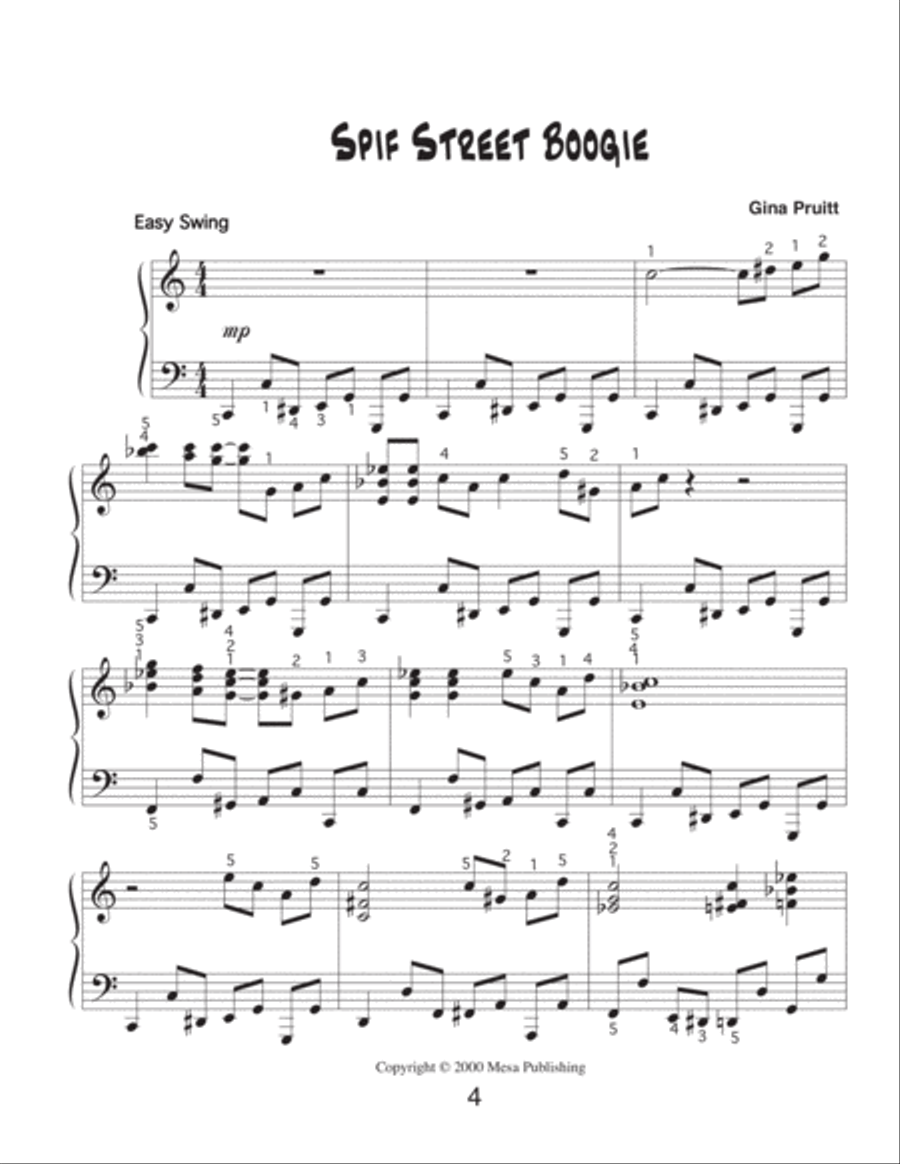 Swingtastic Piano Solo scores gallery preview page 6