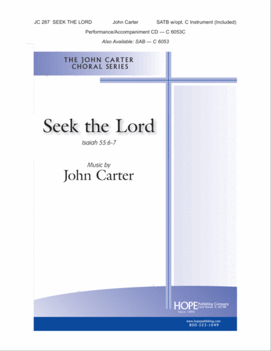 Seek the Lord Choir scores gallery preview page 1