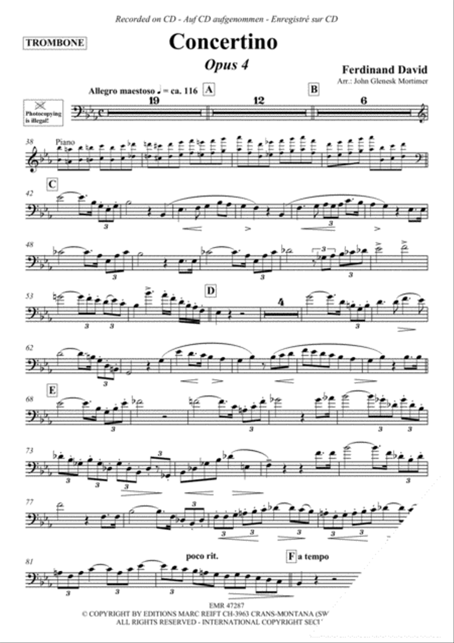 Concertino Piano Accompaniment scores gallery preview page 3