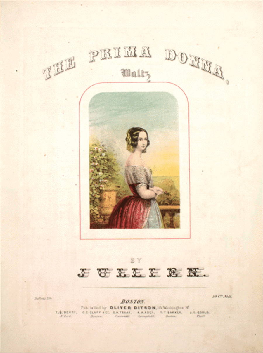 The Prima Donna. Waltz Piano Solo scores gallery preview page 1