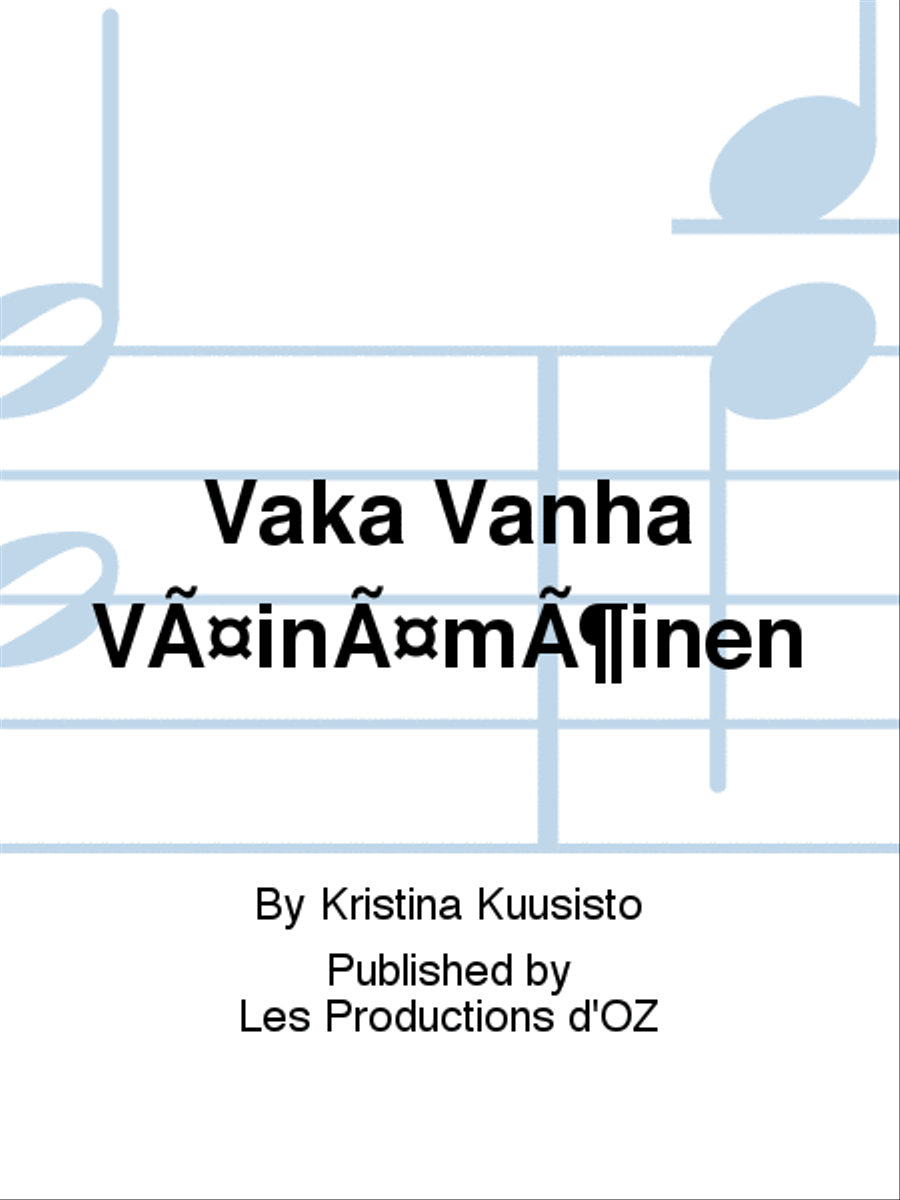 Vaka Vanha Väinämöinen Classical Guitar scores gallery preview page 1