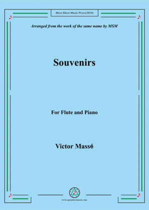 Masse-Souvenirs, for Flute and Piano