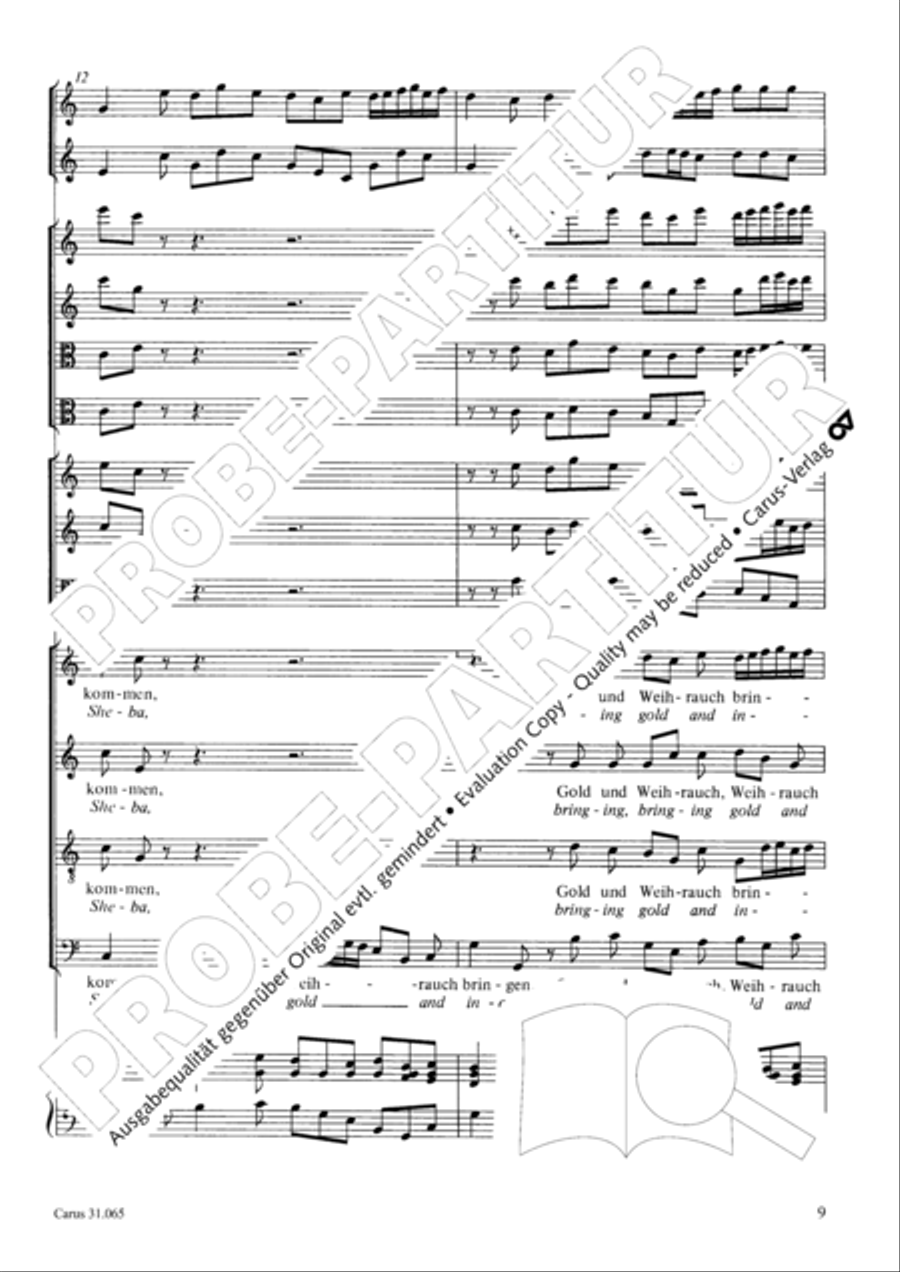 They all shall day come out from Sheba (Sie werden aus Saba alle kommen) TB scores gallery preview page 10