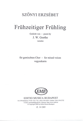 Book cover for Frühzeitiger Frühling