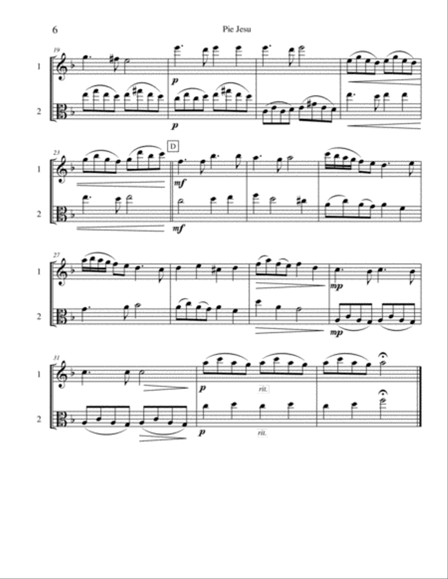 Seven Christmas Duets, Vol. 6 String Duet scores gallery preview page 6