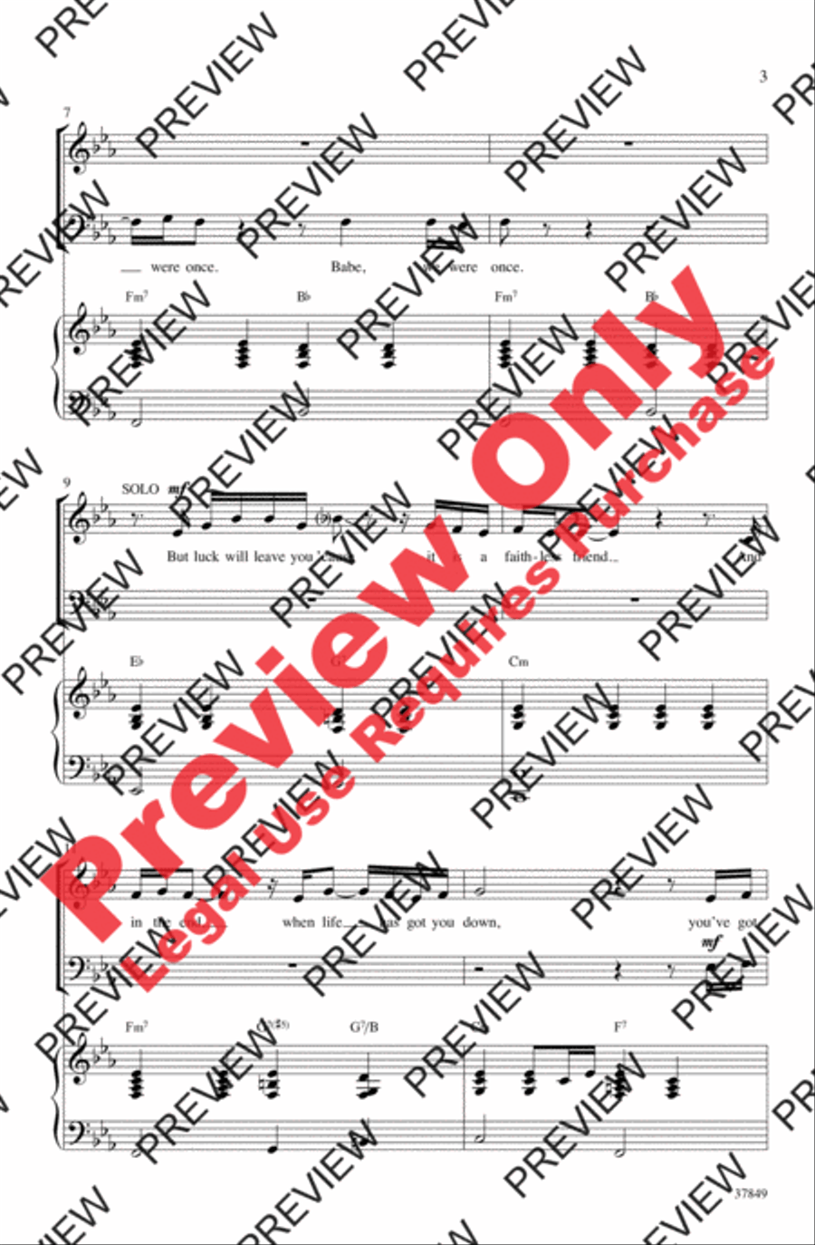 Hold On 3-Part scores gallery preview page 3