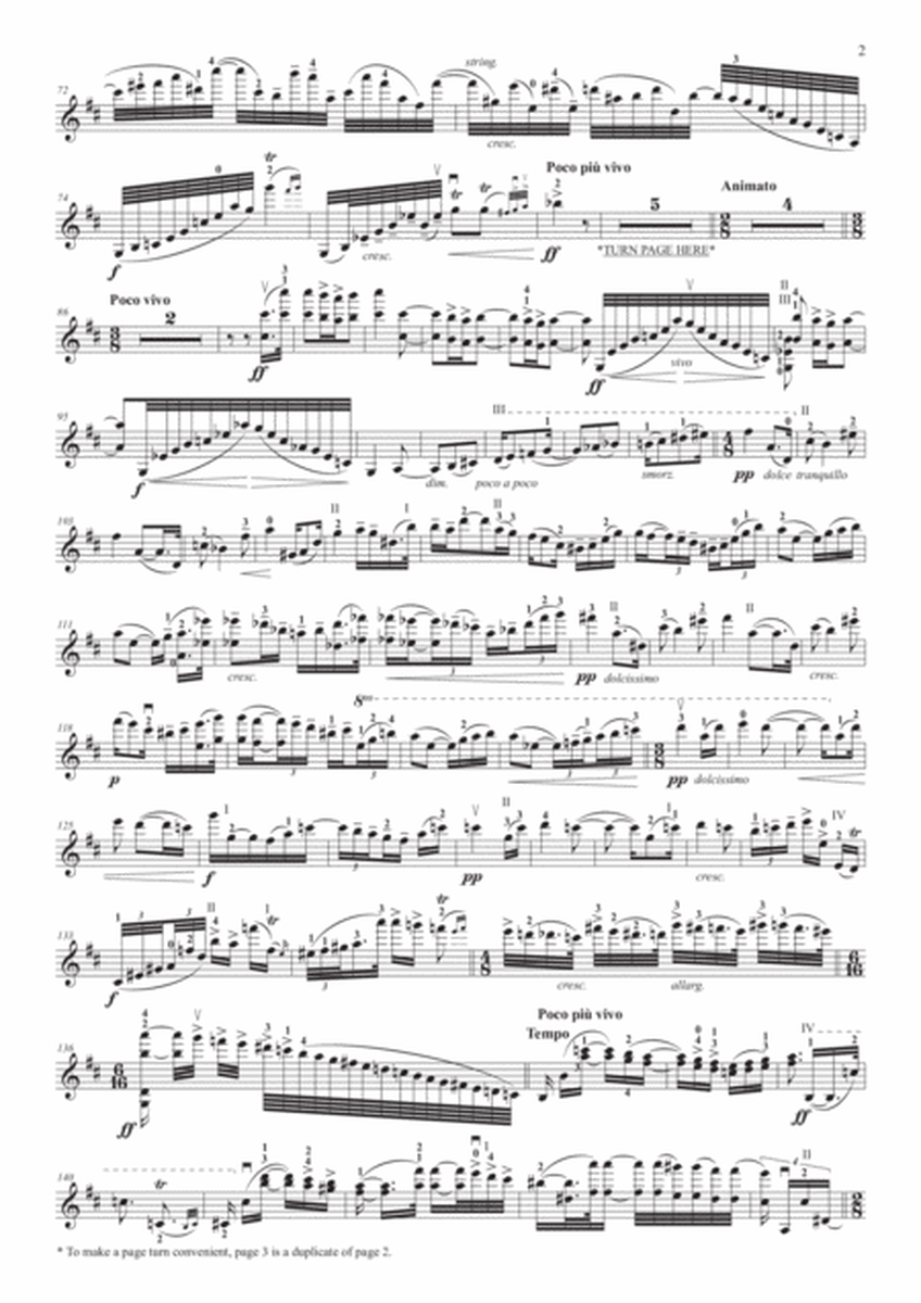 Chant d'Hiver Op. 15; Poème for violin & orchestra (piano reduction)